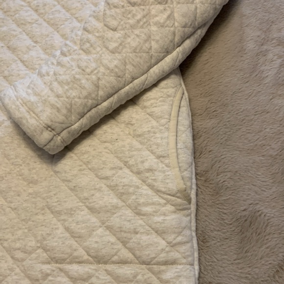 Orvis Quilted Tunic/Dress size M Oatmeal Heather cute warm and cozy fall dress. - Picture 2 of 6